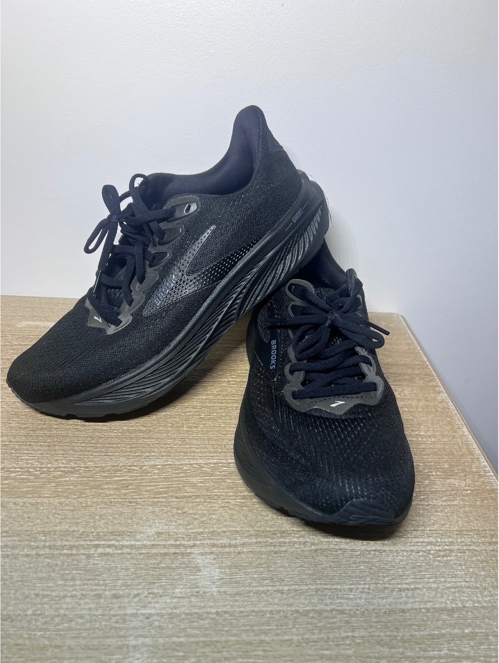 Brooks Ghost 14 Men's Running Shoes Black Size 9.5 - Picture 4 of 8
